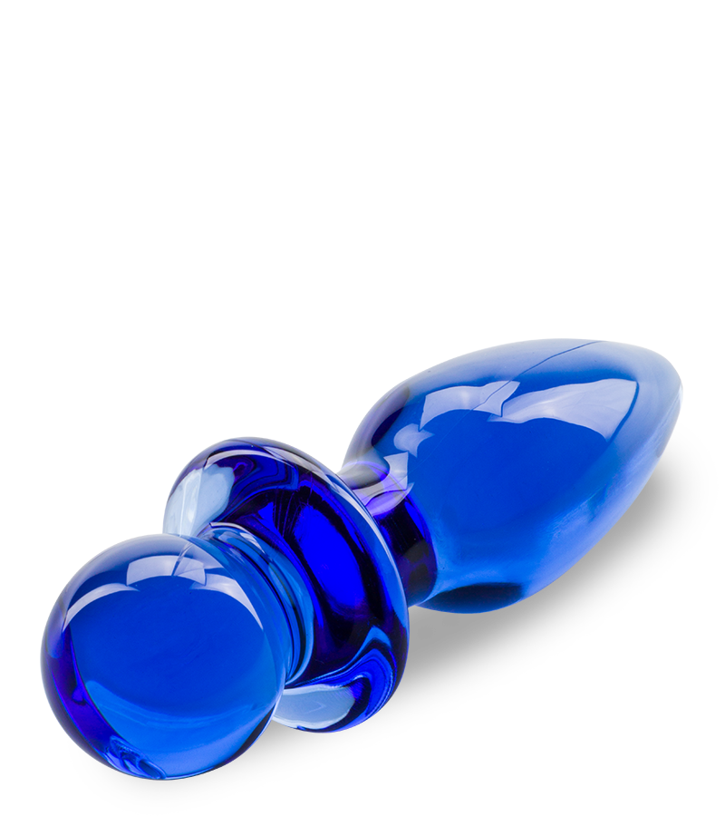 Plug anal en verre Pin