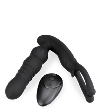 Charger l'image dans la galerie, Plug anal masseur de testicules vibrant et va-et-vient Ode
