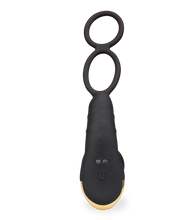 Charger l'image dans la galerie, Plug anal va-et-vient et vibrations avec cockrings Luck