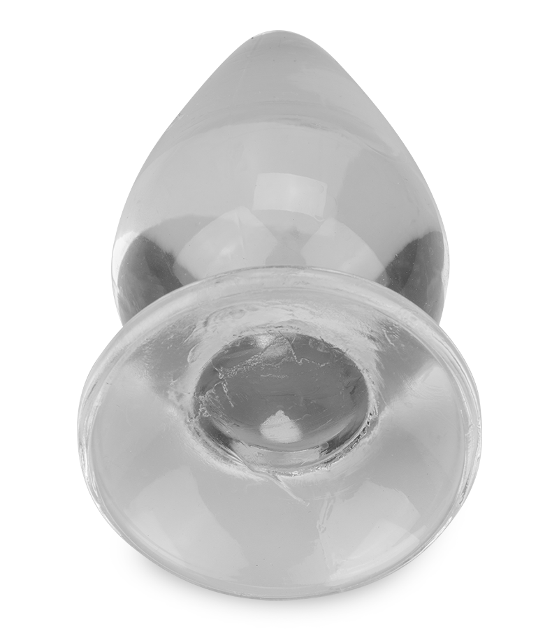 Plug anal ventouse transparent Softy