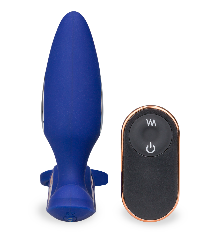 Plug anal vibrations et électrostimulation avec cockring Fever