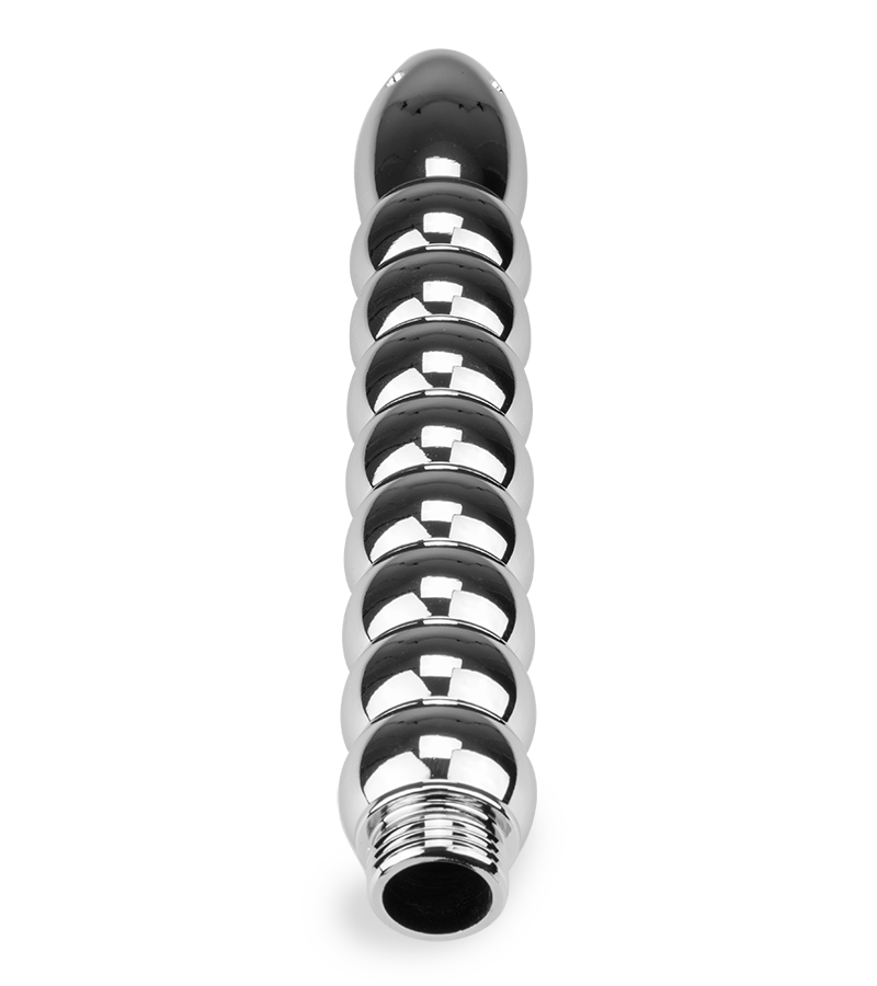 Plug chapelet anal enema 9 boules embout de douche