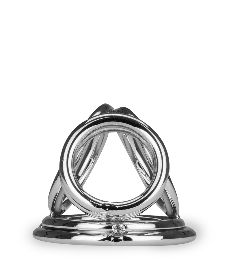 Quadruple cockring en inox Bondy