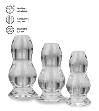 Charger l'image dans la galerie, Set de 3 plugs tunnel Glyp