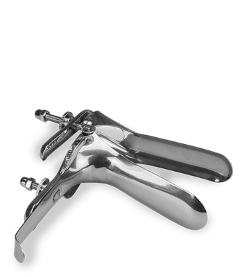 Spéculum vaginal en acier Peeper