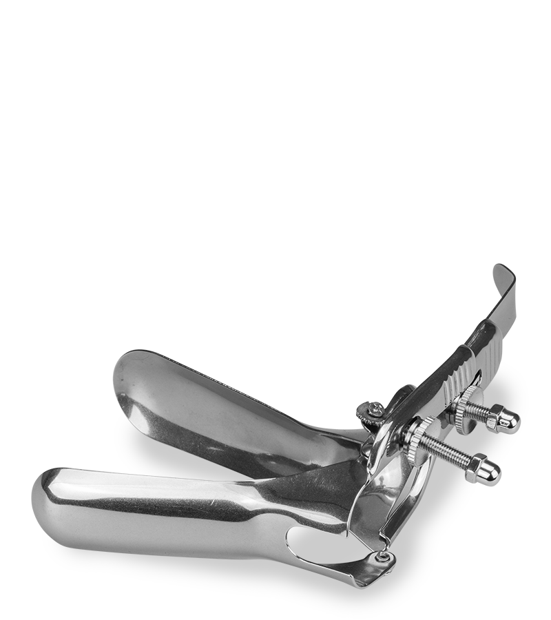 Spéculum vaginal en acier Peeper