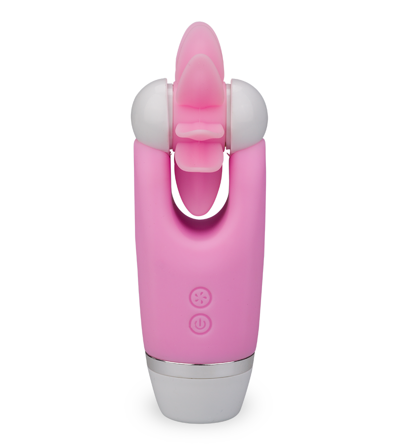 Stimulateur clitoris langues rotatives
