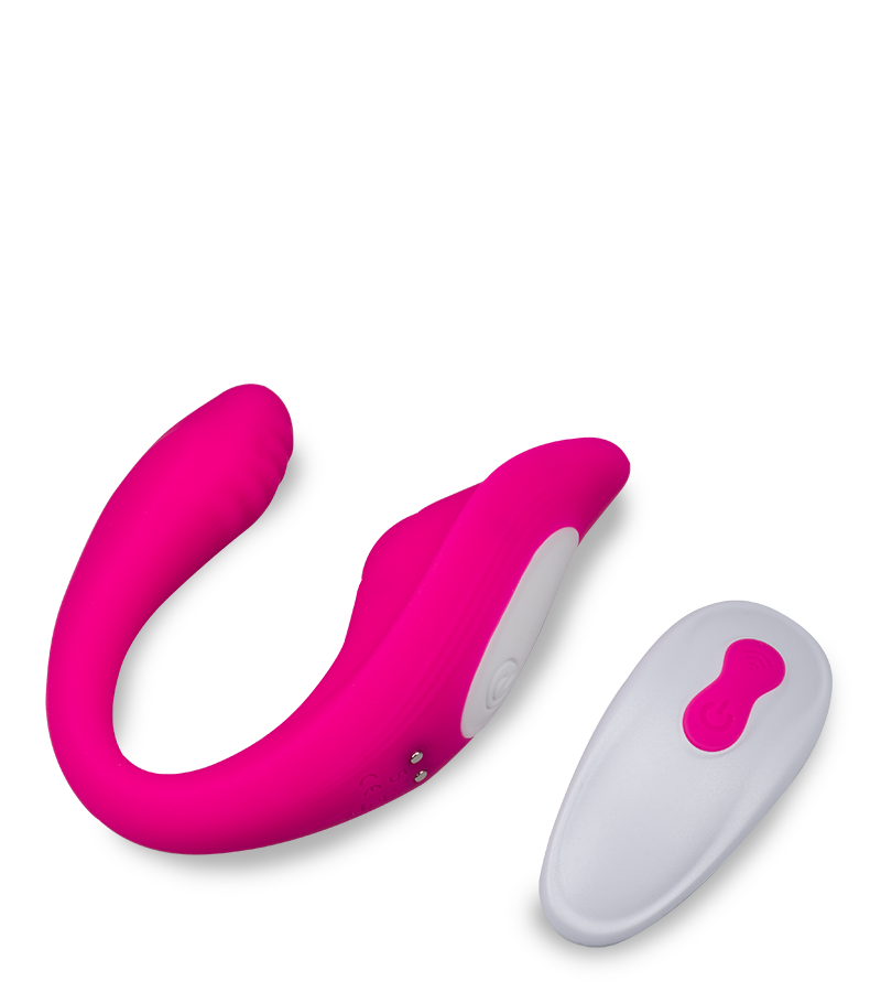 Stimulateur de clitoris et point G articulé télécommandé Idol