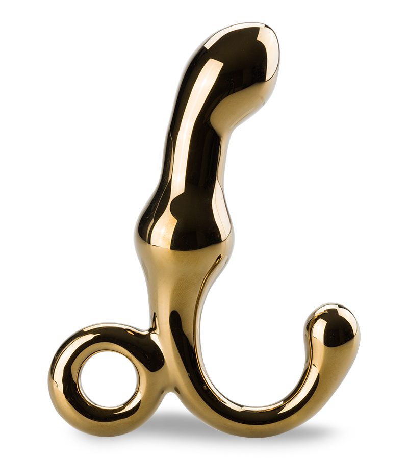 Stimulateur de prostate en verre Gold Master