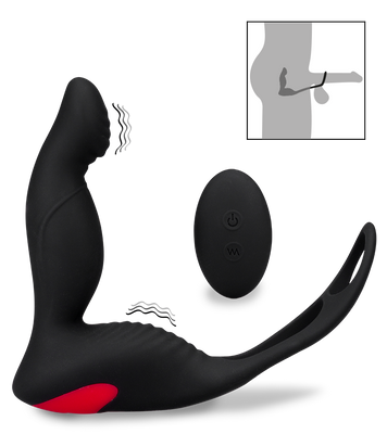 Stimulateur de prostate et double cockring Delight