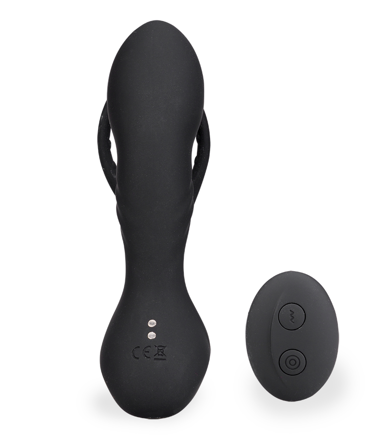 Stimulateur de prostate vibrant avec cockring Hero