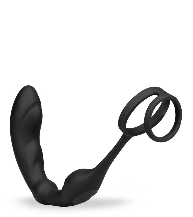 Stimulateur de prostate vibrant et cockring Hedonism