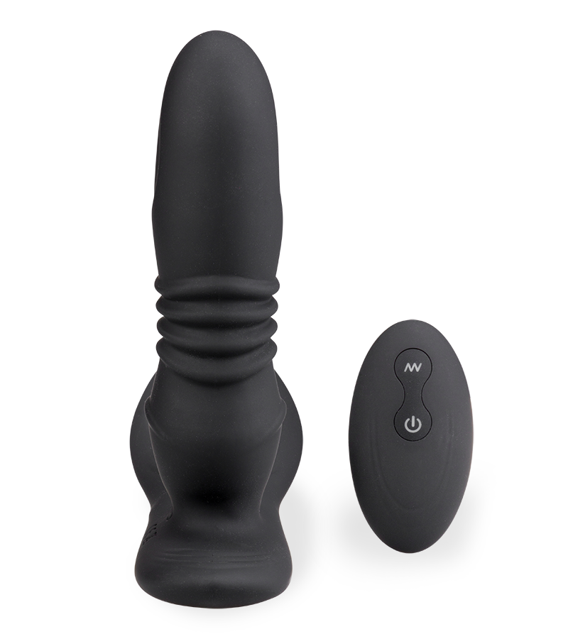 Stimulateur prostatique vibrant et va-et-vient avec masseur de testicules Paris