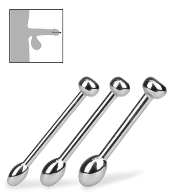 Trio de plugs d'urètre Perseverance