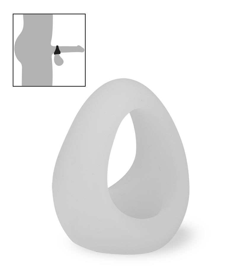 Triple cockring en silicone médical Frezy