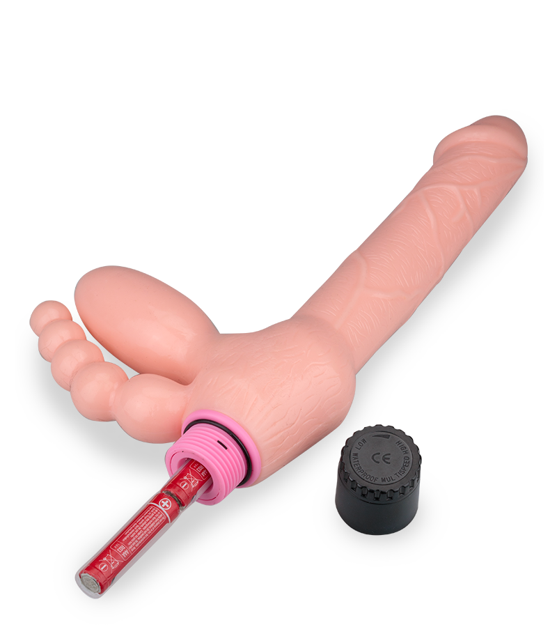 Triple gode pénétrateur vibrant