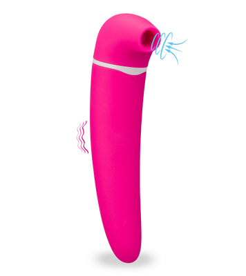 Vibro aspire clitoris et gode vibrant USB