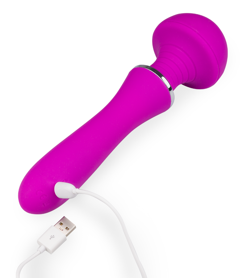 Vibro Fantasy Wand massage USB magnetic 12 modes