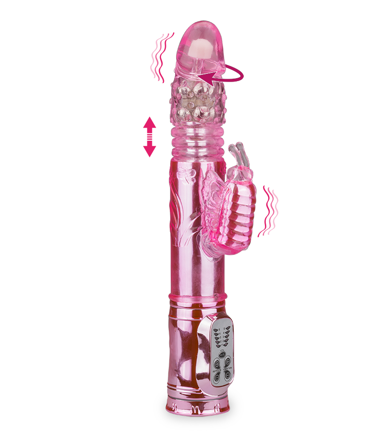 Vibro papillon XXL deluxe USB va-et-vient