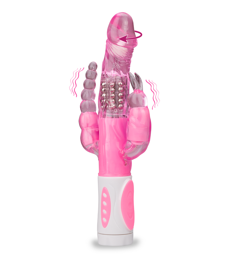 Vibro rabbit rotatif triple pénétration