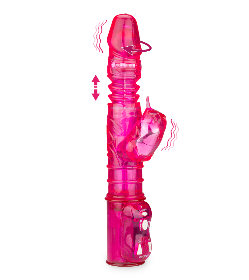 Vibro rabbit Tickles up-and-down