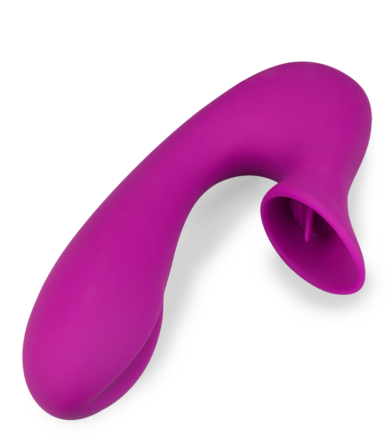 Vibromasseur avec langue 12 modes