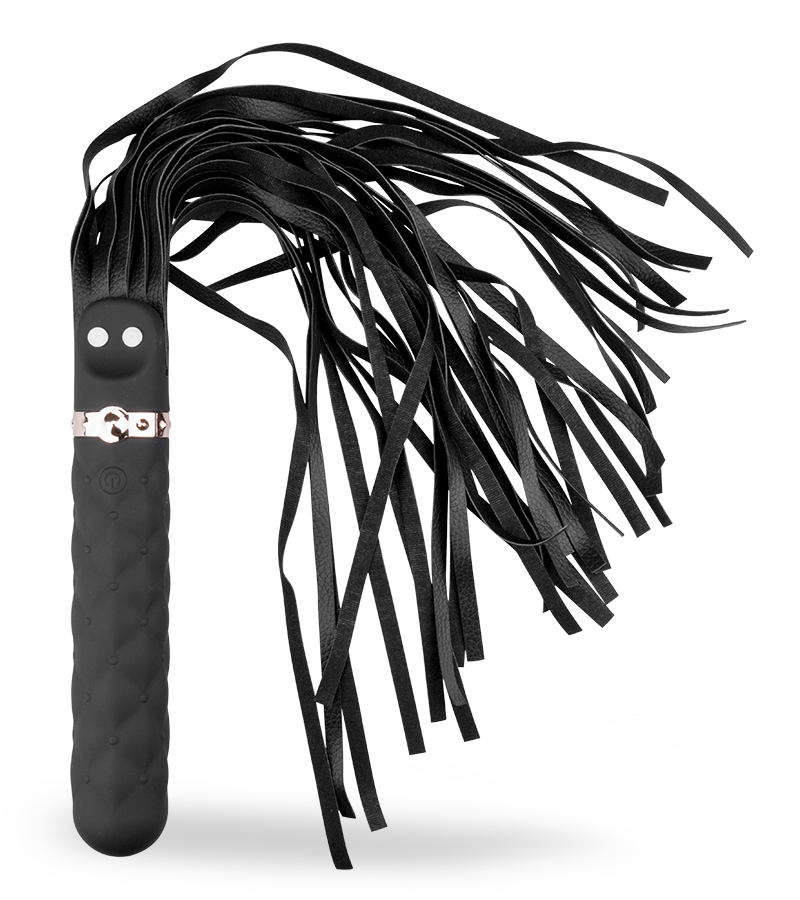 Vibromasseur avec martinet BDSM