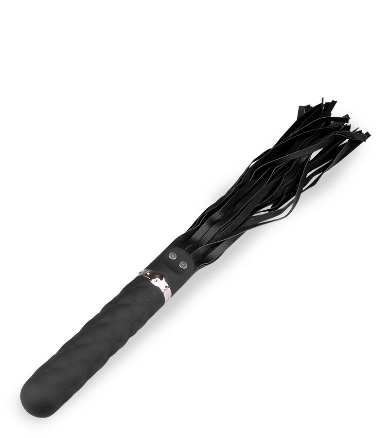 Vibromasseur avec martinet BDSM