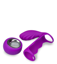 Charger l'image dans la galerie, Vibromasseur couple avec cockring télécommandé 12 modes