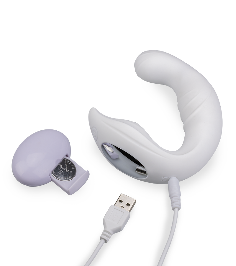 Vibromasseur de couple 2-en-1 point G et clitoris