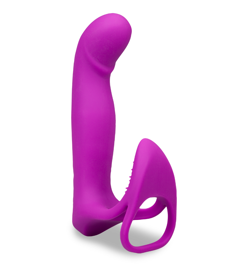 Vibromasseur multifonctions avec anneau cockring Poly