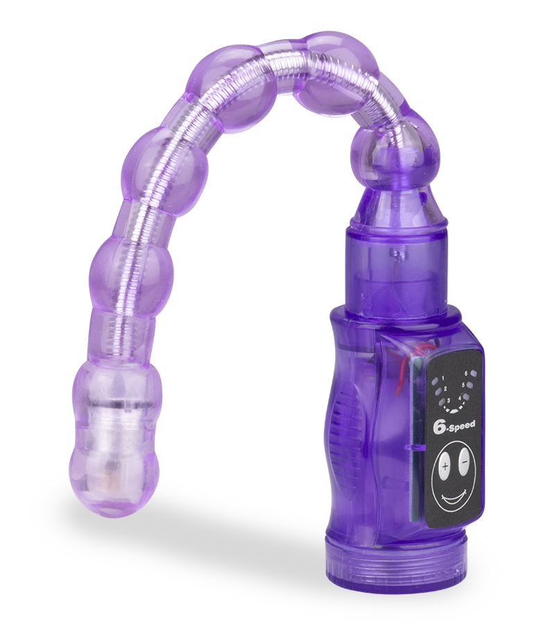 Vibromasseur plug anal flexible