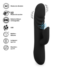 Charger l'image dans la galerie, Vibromasseur rabbit aspire-clitoris Sucky