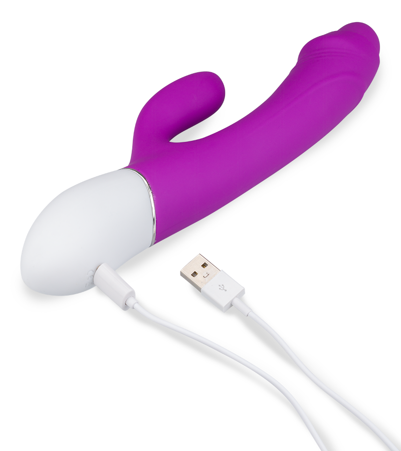 Vibromasseur rabbit avec prépuce Connie