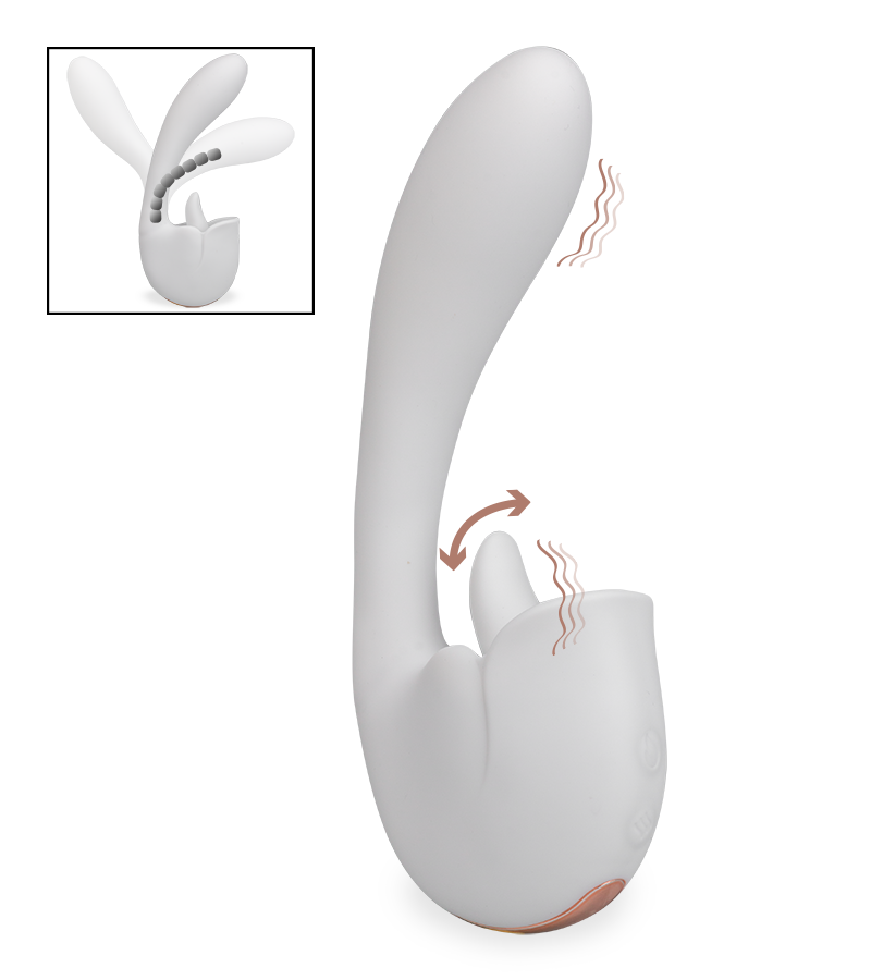 Vibromasseur rabbit cunnilingus Adore