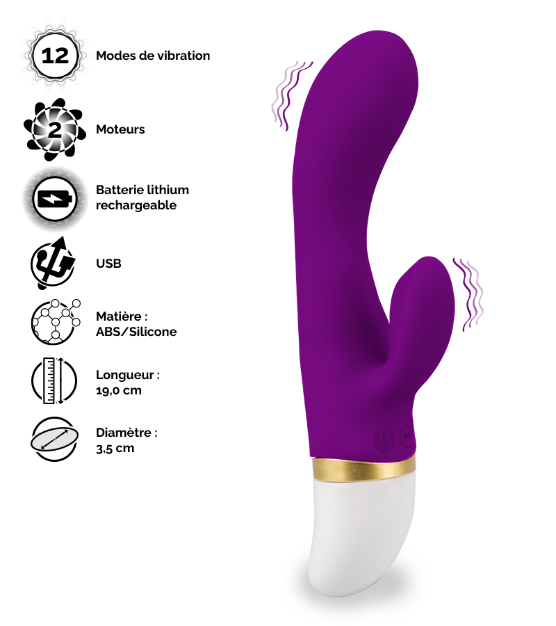 Vibromasseur rabbit Lovely