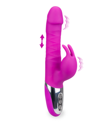 Vibromasseur rabbit va-et-vient Omei