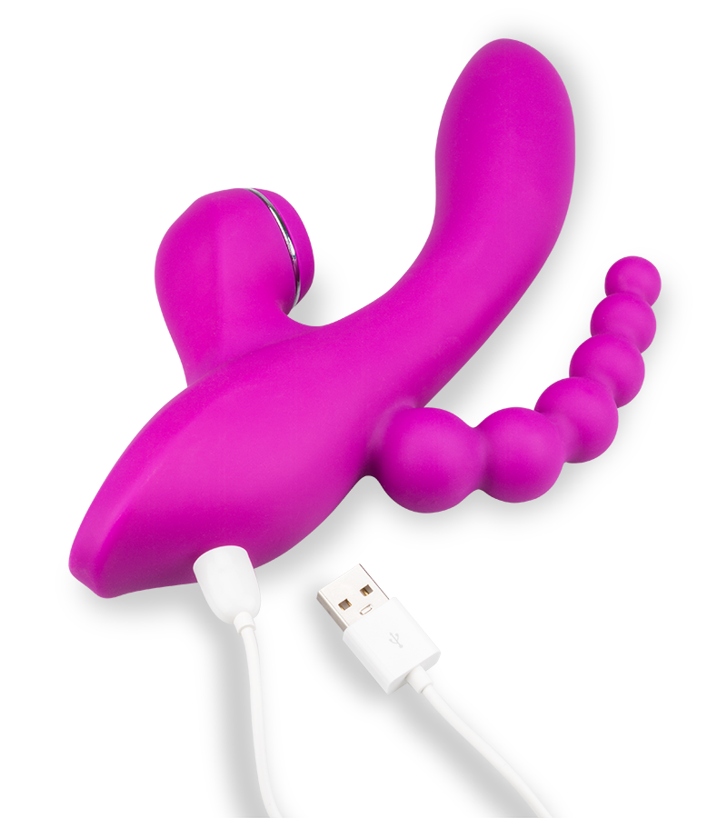 Vibromasseur triple stimulation Abel