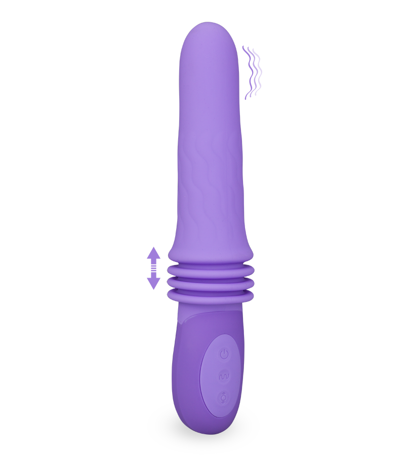 Vibromasseur va-et-vient 12 modes de vibration