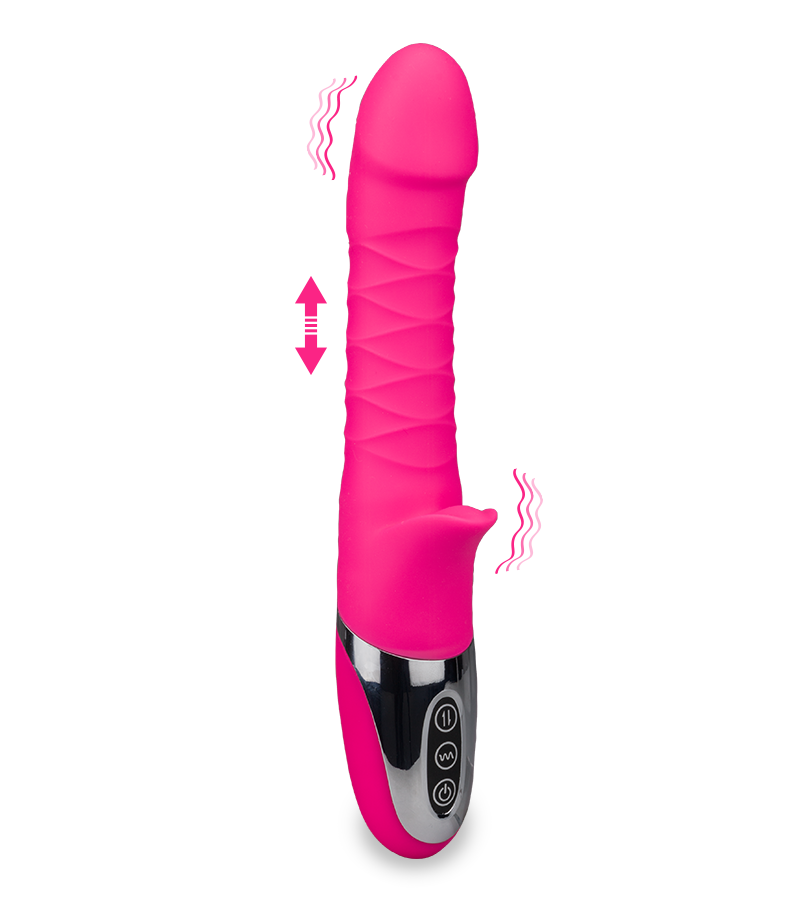 Vibromasseur vibrant et va-et-vient Ekina