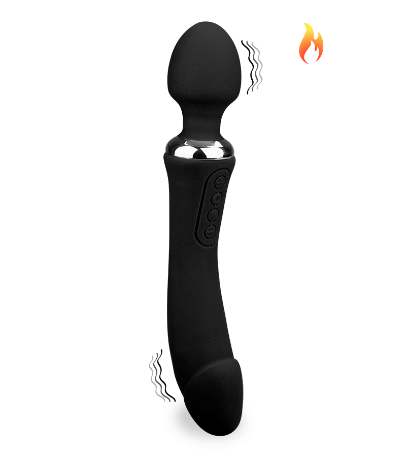 Vibromasseur Wand 2-en-1 chauffant Treat